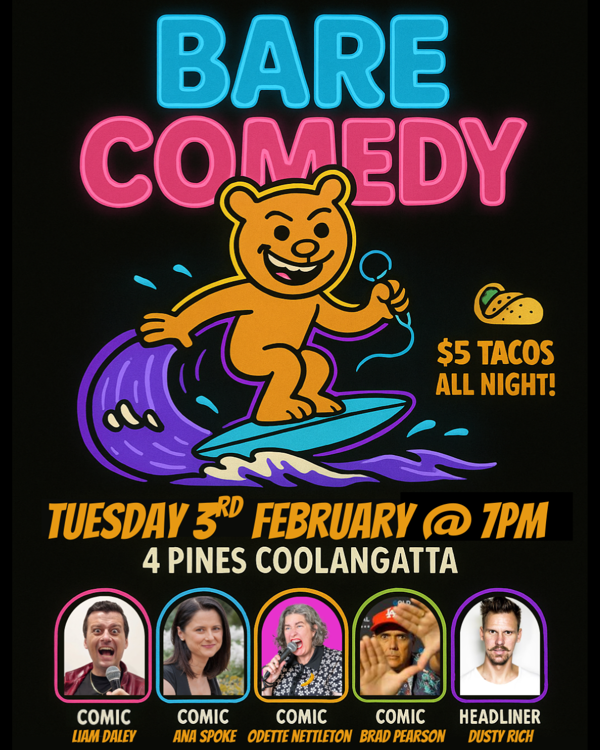 Free Comedy Night - Presented by Bare Comedy 🎤🤣
