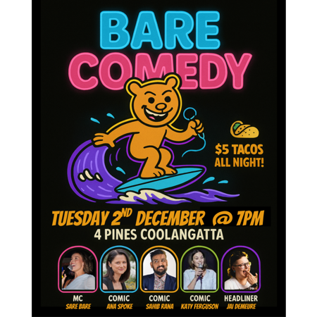 Free Comedy Night - Presented by Bare Comedy 🎤🤣