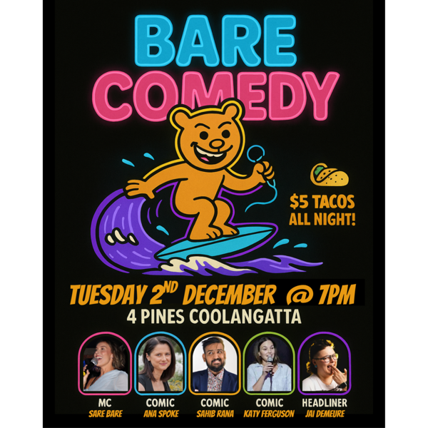 Free Comedy Night - Presented by Bare Comedy 🎤🤣