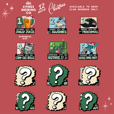 12 Days of 4 Pines