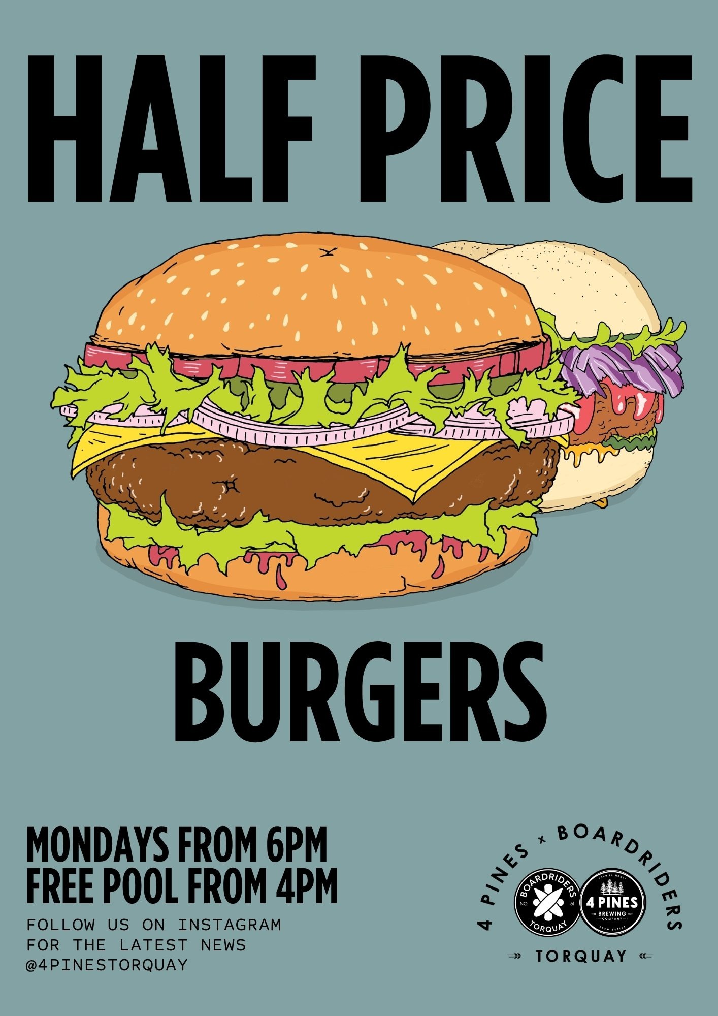 What's On - Monday - 4 Pines Torquay